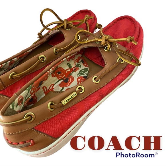 Coach Shoes - Coach boat shoes